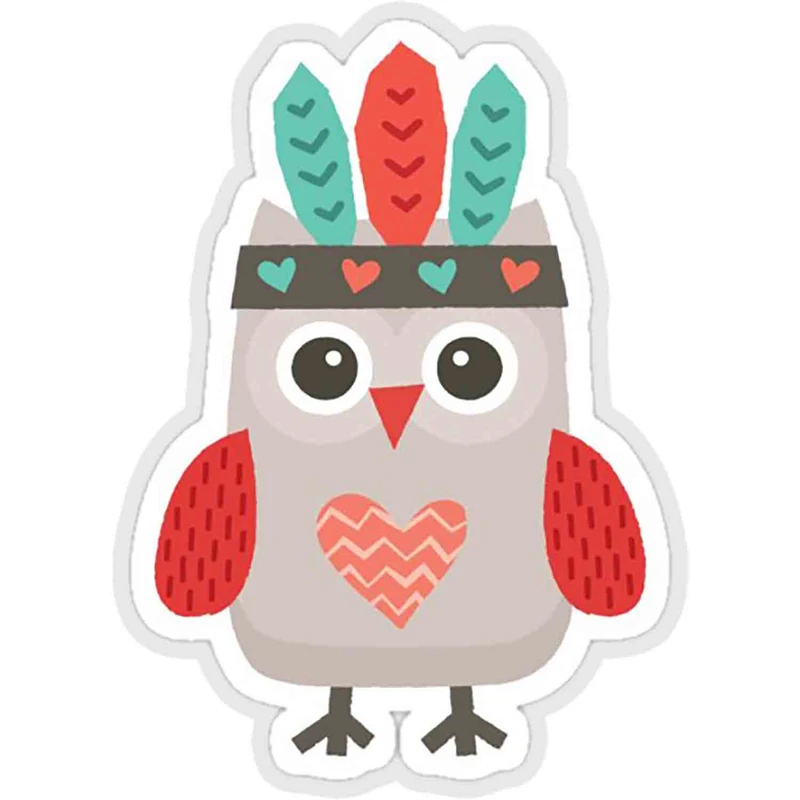 استیکر لپ تاپ طرح hipster owlet کد ST873