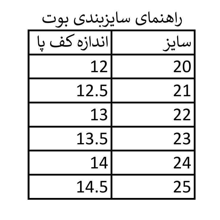 بوت دخترانه مدل خرگوش کد 5503K
