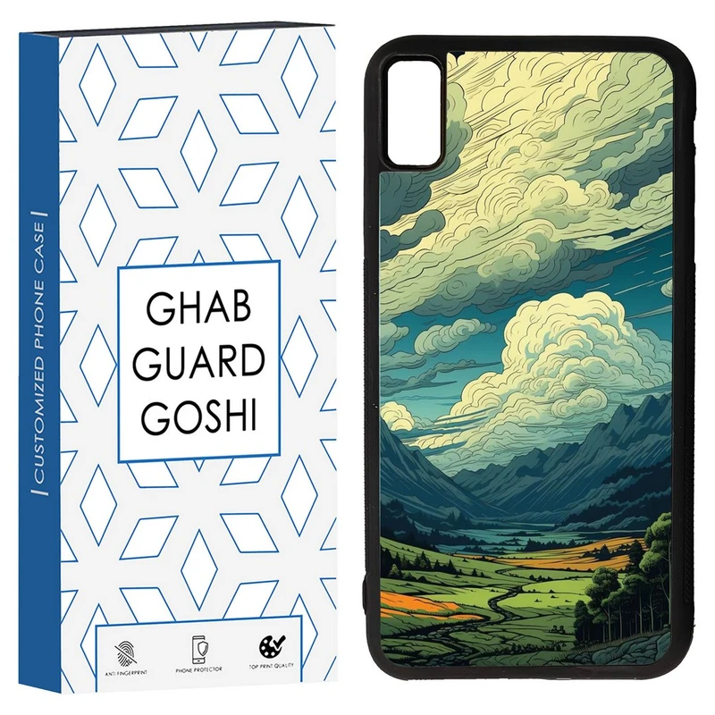 کاور قاب گارد گوشی طرح منظره کد TPU-172 مناسب برای گوشی موبایل اپل Iphone XS MAX/ X MAX