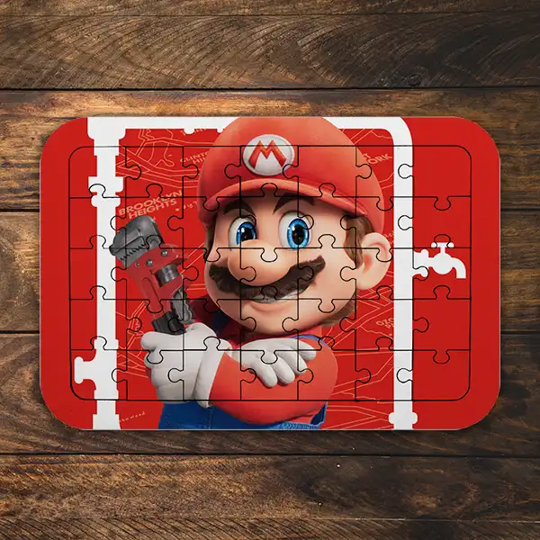 پازل 35 تکه طرح انیمیشن برادران سوپر ماریو کد NI2363