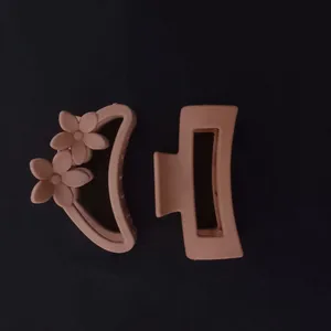 کلیپس مو زنانه مدل شمعی مات بسته 2 عددی