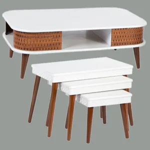 میز پذیرایی مدل بهار مجموعه 4 عددی