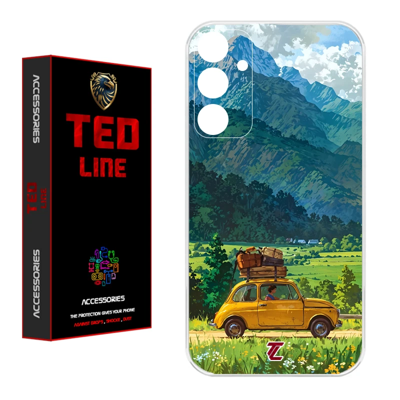 کاور تدلاین طرح سفر کد 1165 مناسب برای گوشی موبایل سامسونگ Galaxy S24 FE