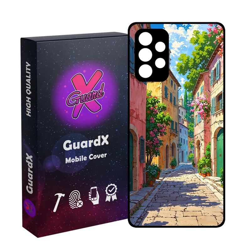 کاور گارد ایکس طرح کوچه مدل Glass10748 مناسب برای گوشی موبایل سامسونگ Galaxy A52/A52S