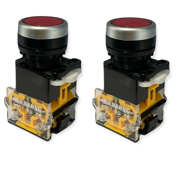 کلید شستی مدل فانال کد LA167-D8-11R بسته 2 عددی