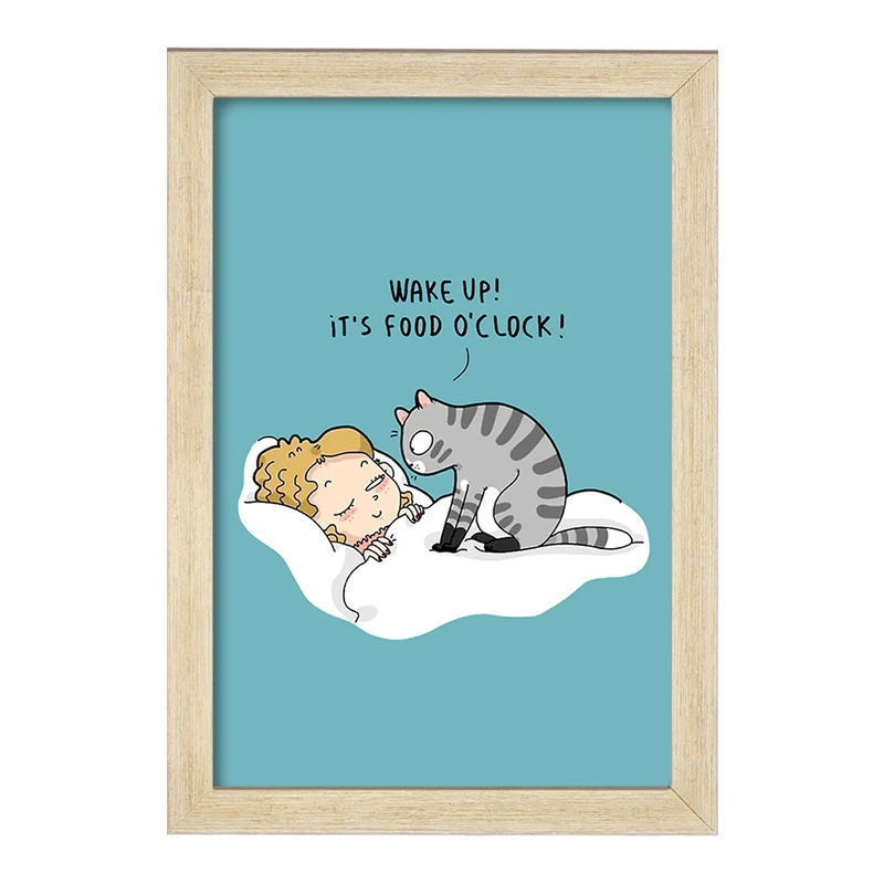 تابلو خندالو مدل گربه Cat  کد 23293