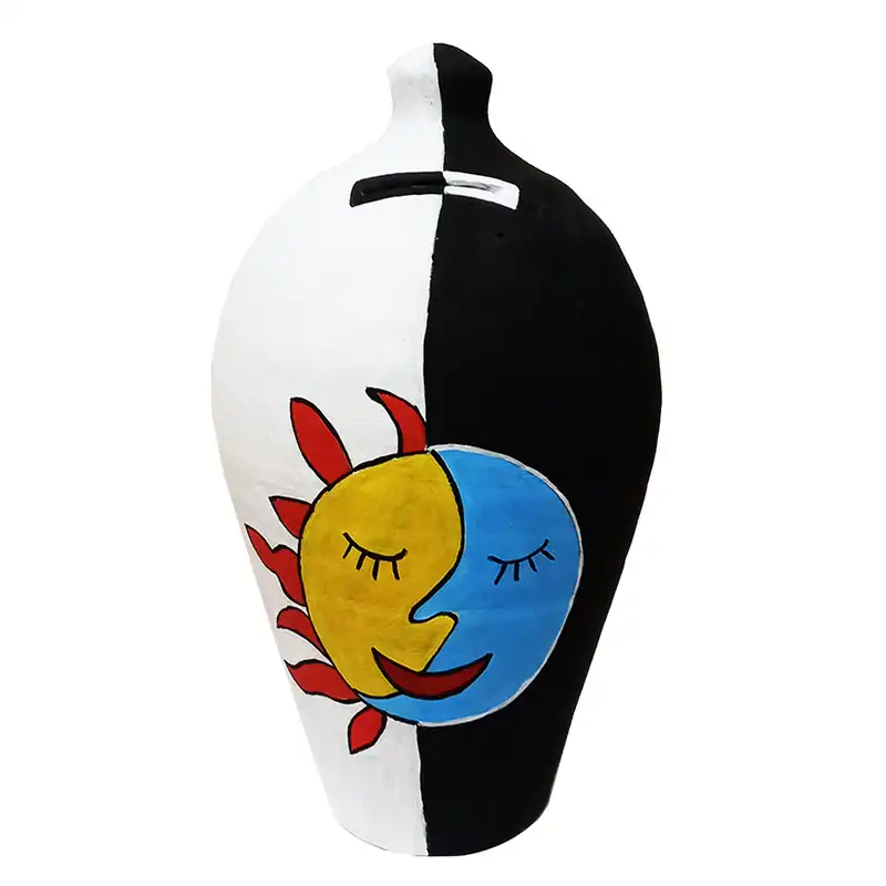 قلک سفالی مدل ماه و خورشید 7