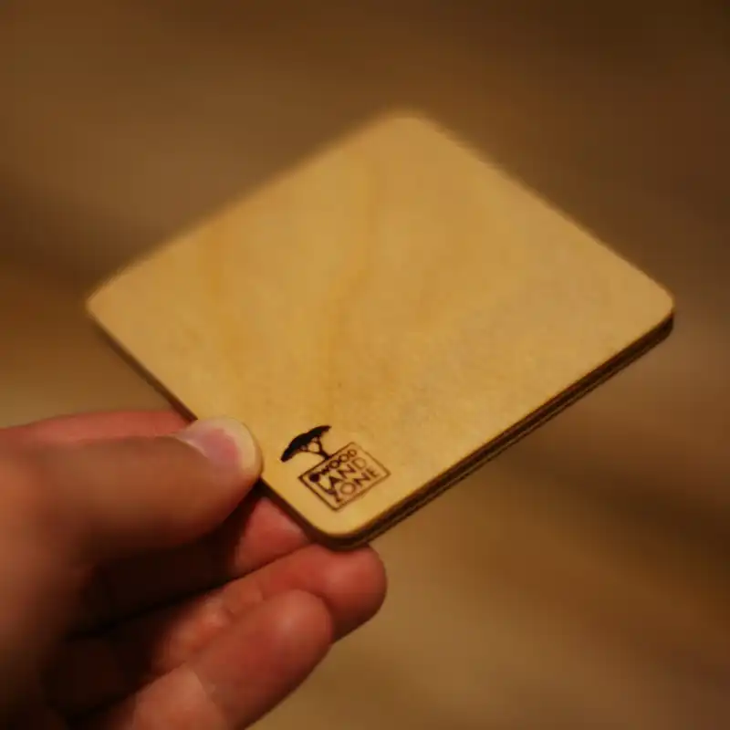 زیر لیوانی چوبی وودلندزون مدل زبرا بسته 6 عددی