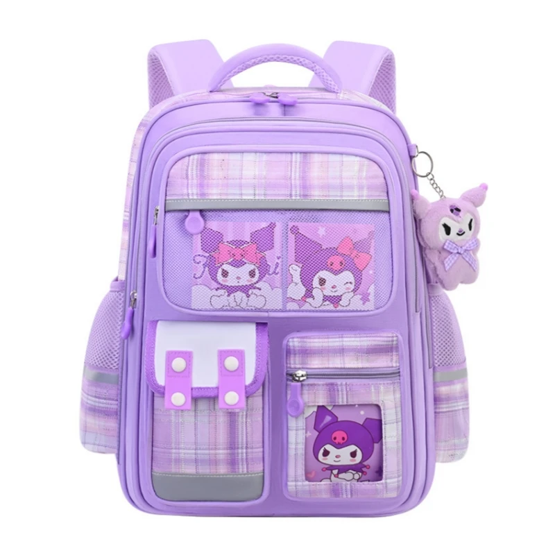 کوله پشتی lمدرسه مدل چهارخانه ای تانکی کرومی و دوستان کد 40472