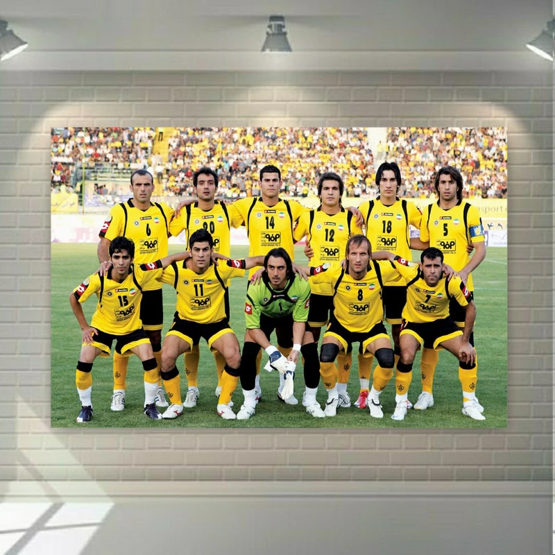 تابلو بوم طرح تیم فوتبال سپاهان اصفهان مدل SDB403