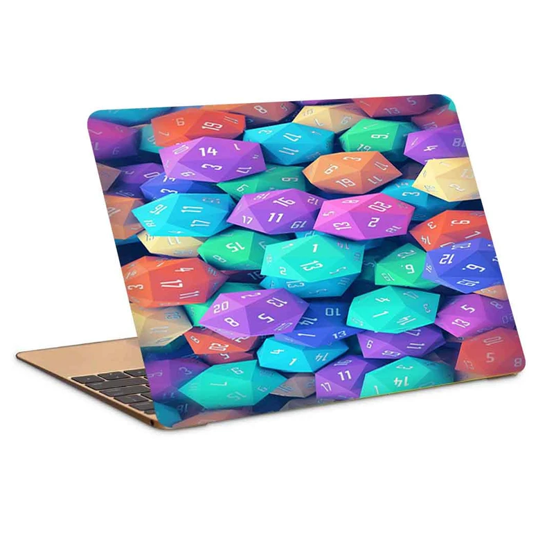 استیکر لپ تاپ طرح pattern 1 Circle colorکد c-733مناسب برای لپ تاپ 15.6 اینچ