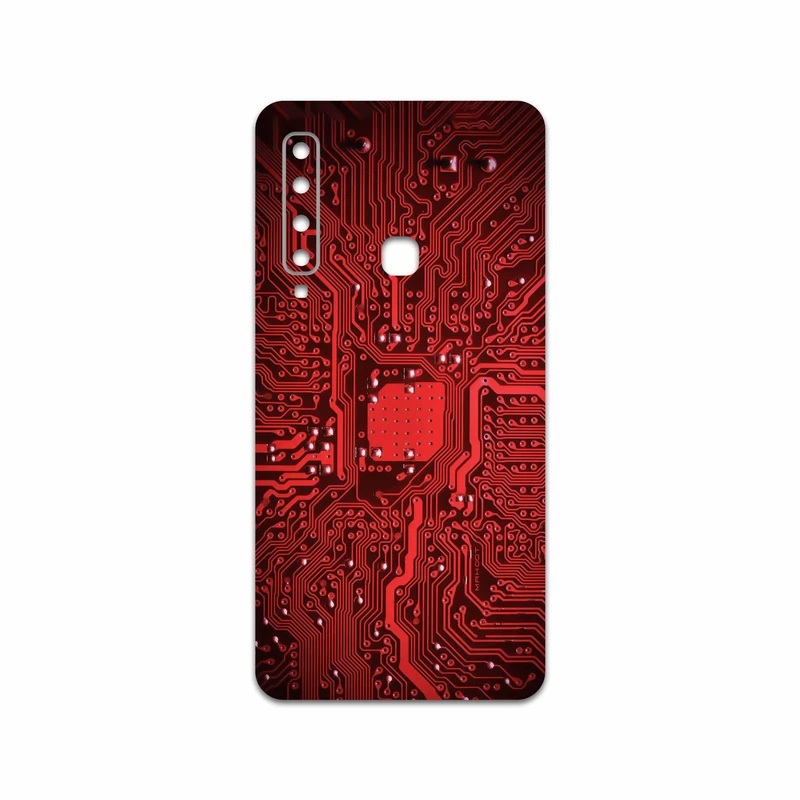 برچسب پوششی ماهوت مدل Red Printed Circuit Board مناسب برای گوشی موبایل سامسونگ Galaxy A9 2018