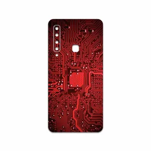 MAHOOT Red Printed Circuit Board Cover Sticker for Samsung Galaxy A9 2018
