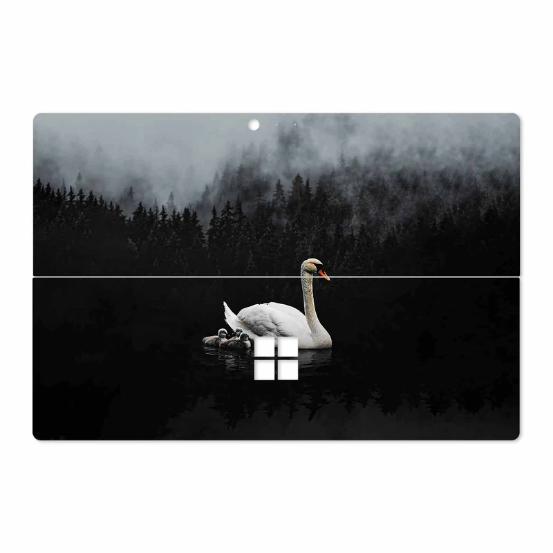 برچسب پوششی ماهوت مدل Swan Lake مناسب برای تبلت مایکروسافت Surface Pro 4 2015