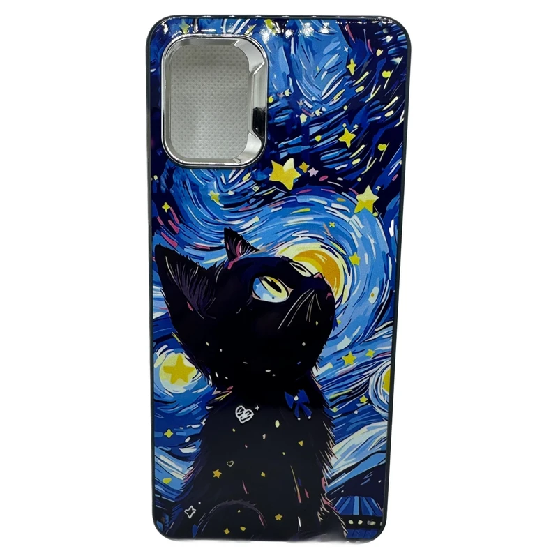 کاور کد 16طرح گربه وستاره  مناسب برای گوشی موبایل سامسونگ Galaxy A32 4g