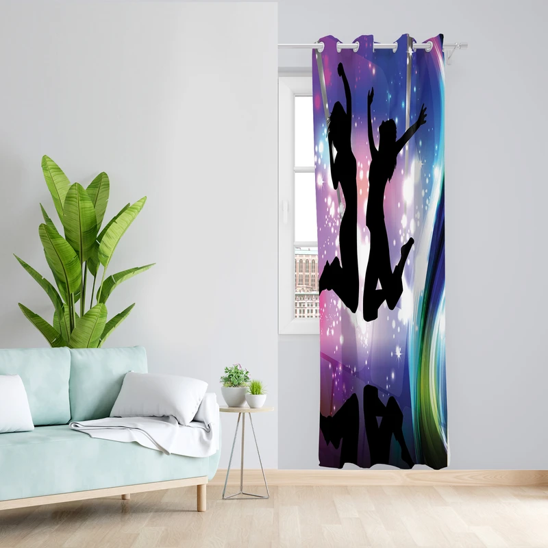 پرده مدل مخمل پانچی کد 2573 z سایز 140x200 سانتی متر