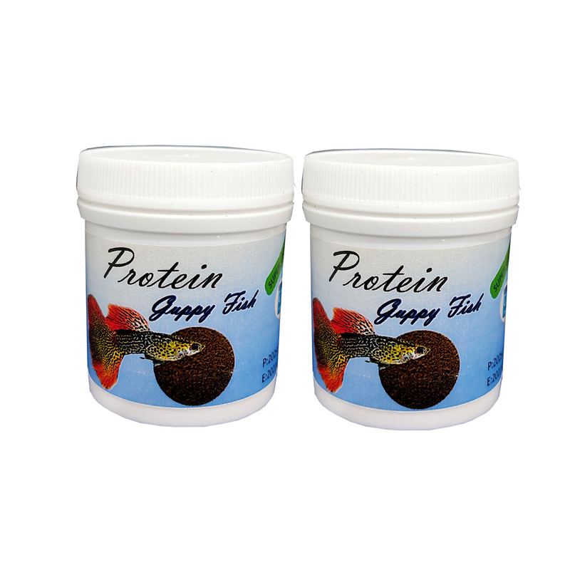 غذای ماهی گوپی مدل پروتیین وزن 50 گرم