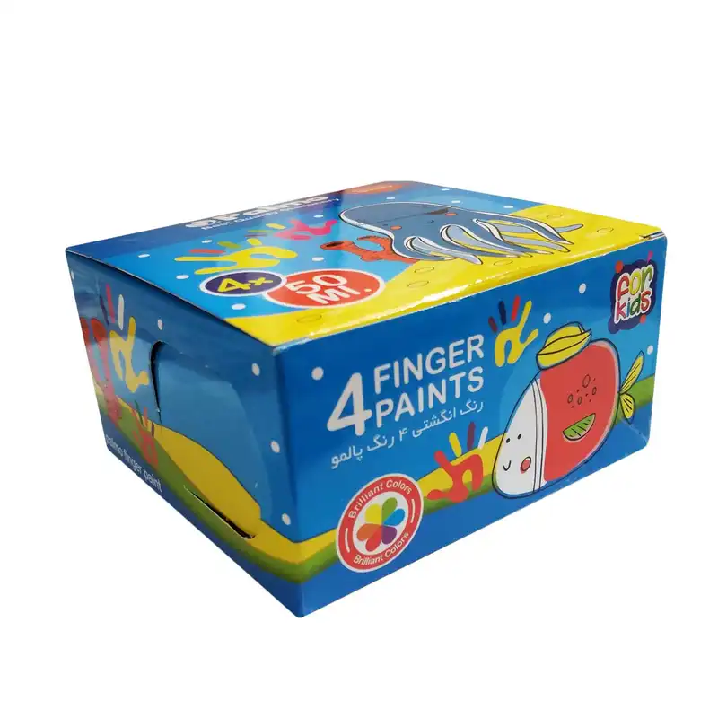 رنگ انگشتی 4 رنگ پالمو کد 30