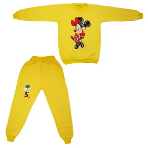 ست سویشرت و شلوار دخترانه مدل میکی