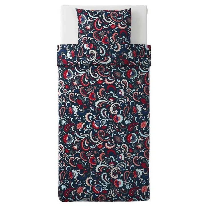 سرویس ملحفه ایکیا مدل KRATTEN یک نفره 2 تکه 