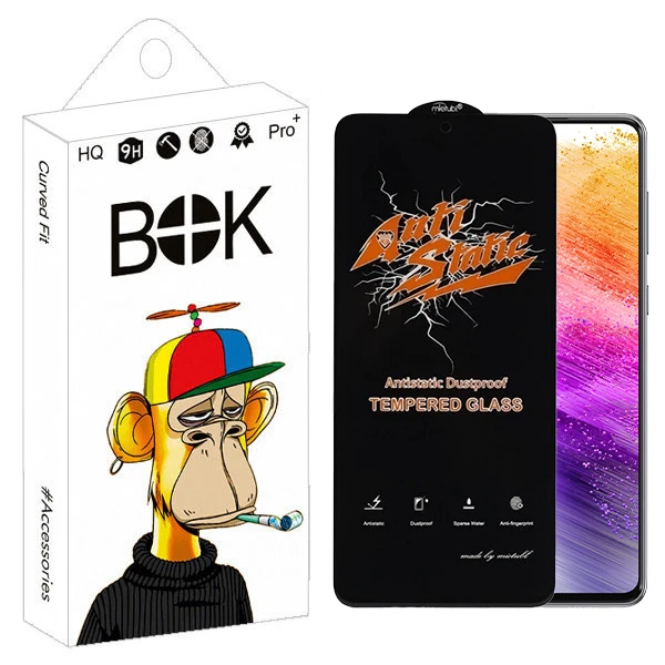 محافظ صفحه نمایش بوک مدل Antistatic Pro مناسب برای گوشی موبایل سامسونگ Galaxy A73 / Note 10 Pro