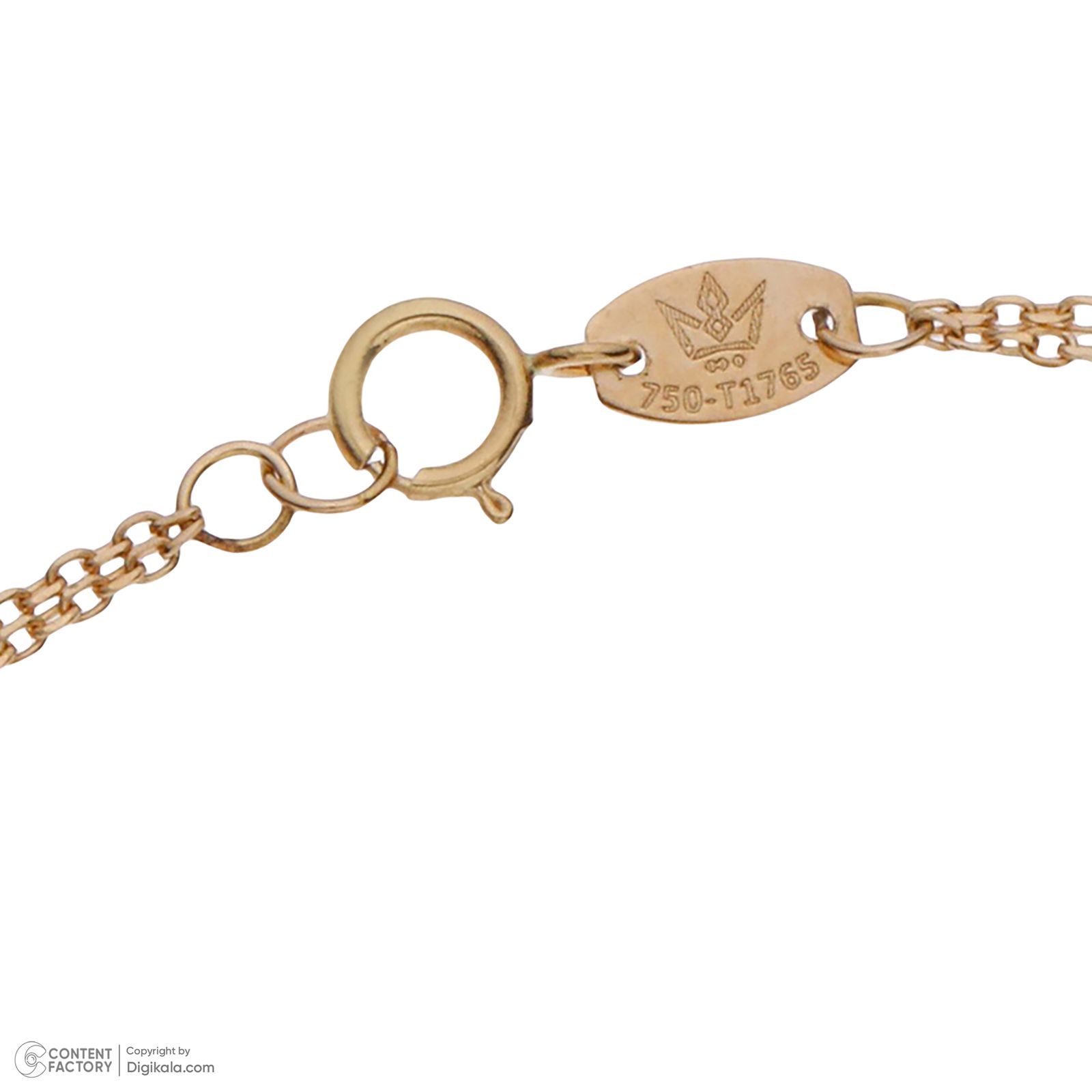 دستبند طلا 18 عیار زنانه مایا ماهک مدل MB1679 -  - 3