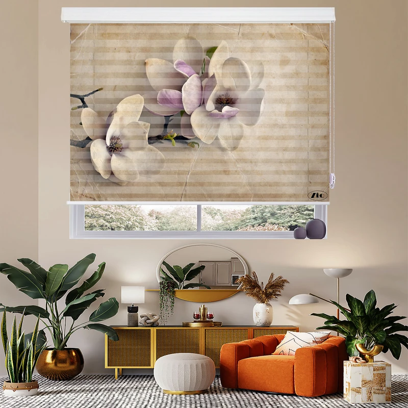 پرده زبرا زیو مدل 3D-1229 سایز 150x200 سانتی متر