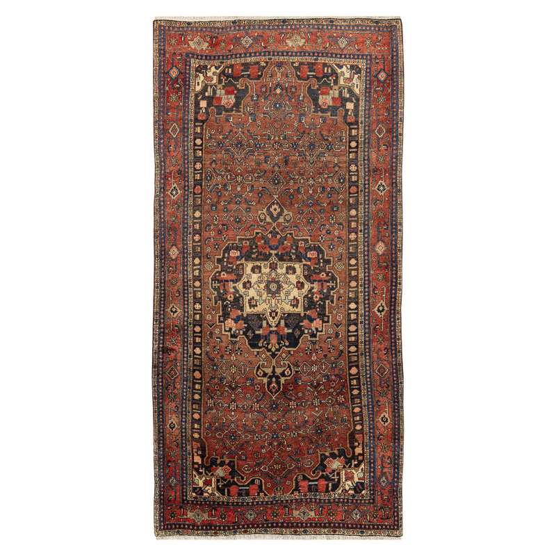 فرش دستبافت چهار و نیم متری طرح کردی کد 11.97.1224