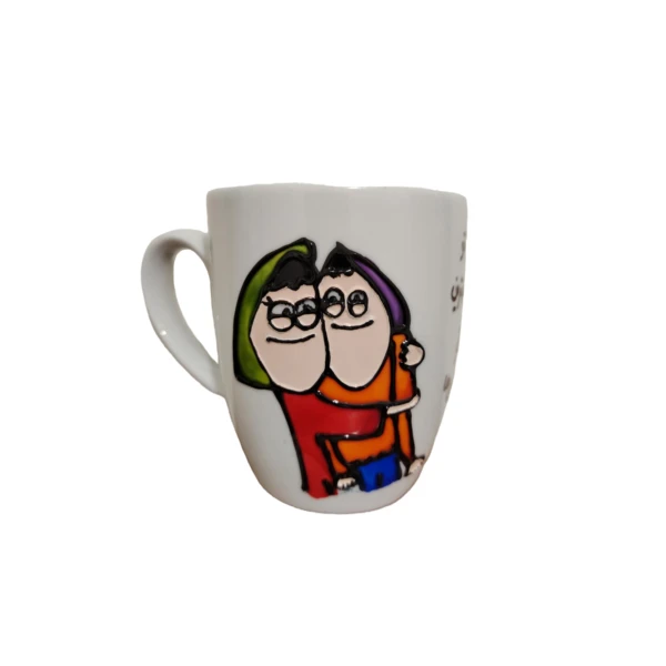 ماگ سرامیکی طرح بهترین رفیق