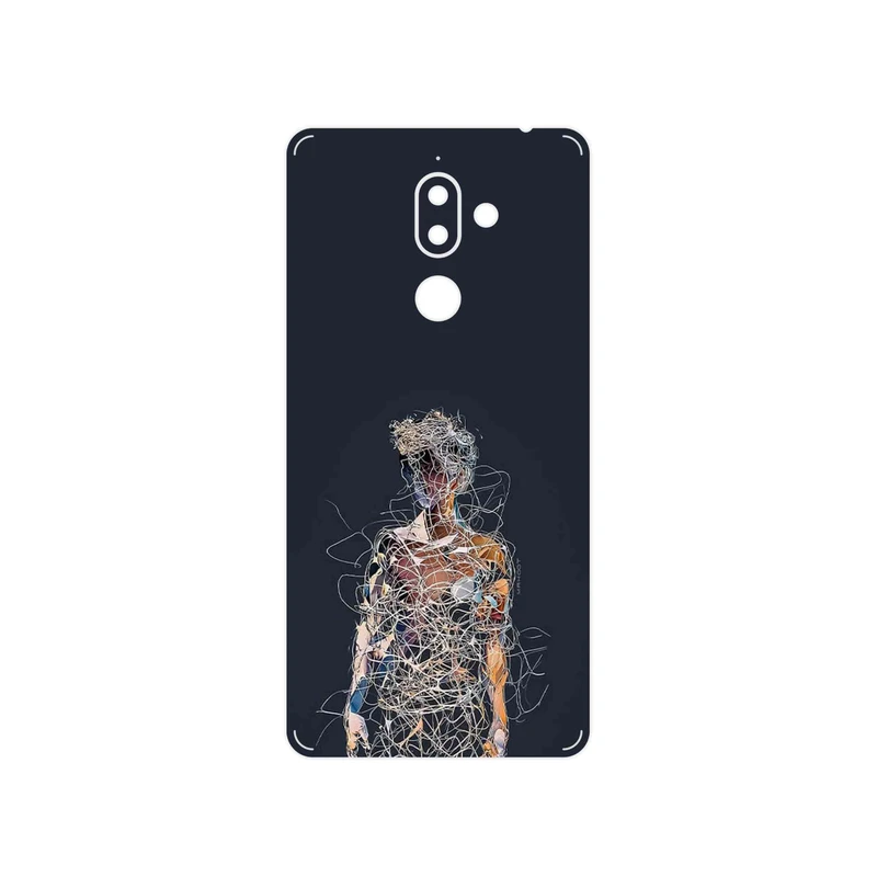 برچسب پوششی ماهوت مدل Strings Digital Art 1 مناسب برای گوشی موبایل نوکیا 7 Plus