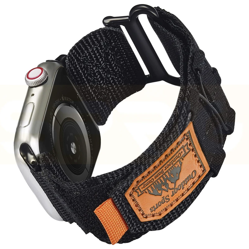 بند اسپریگ مدل Nylon Outdoor Sports مناسب برای اپل واچ Series 10 46mm