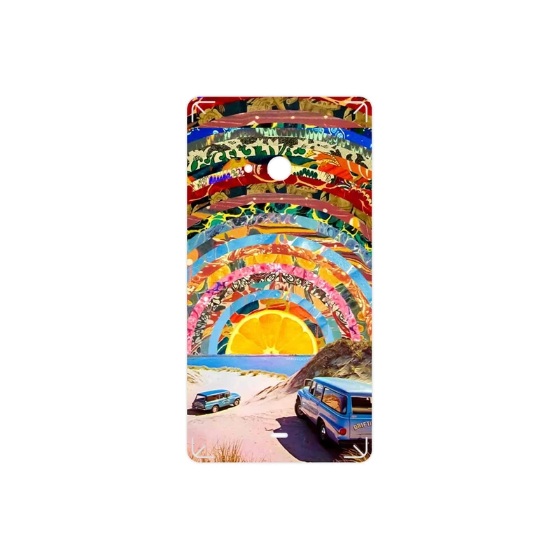 برچسب پوششی ماهوت مدل Collage of Orange Sky مناسب برای گوشی موبایل مایکروسافت Lumia 540