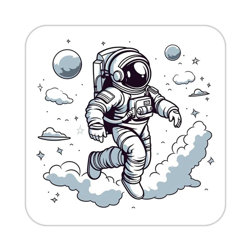 زیر لیوانی کاکتی طرح فضانورد مدل mp46035