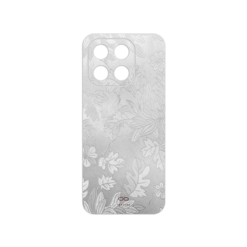 برچسب پوششی ماهوت مدل Silver-Wildflower مناسب برای گوشی موبایل آنر X6c