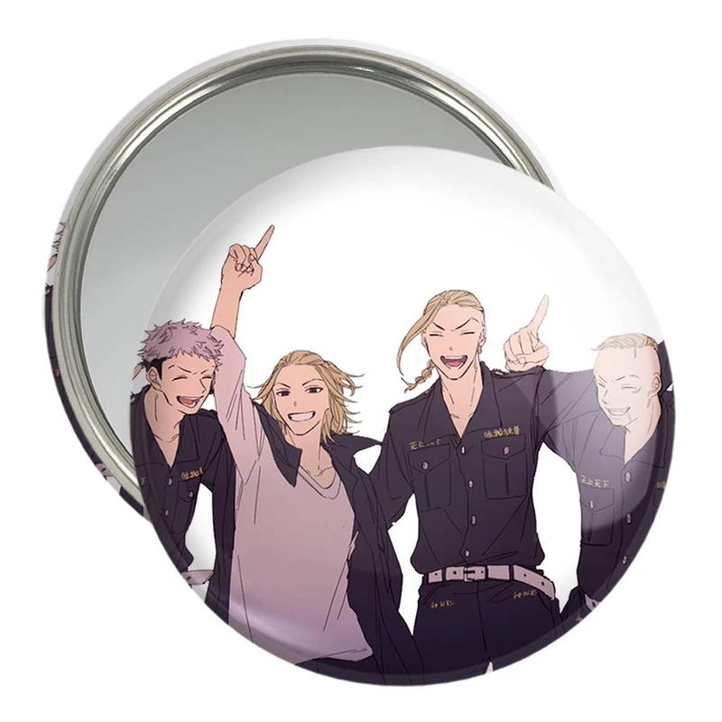 آینه جیبی خندالو مدل انیمه توکیو ریونجرز Tokyo Revengers  کد 10577