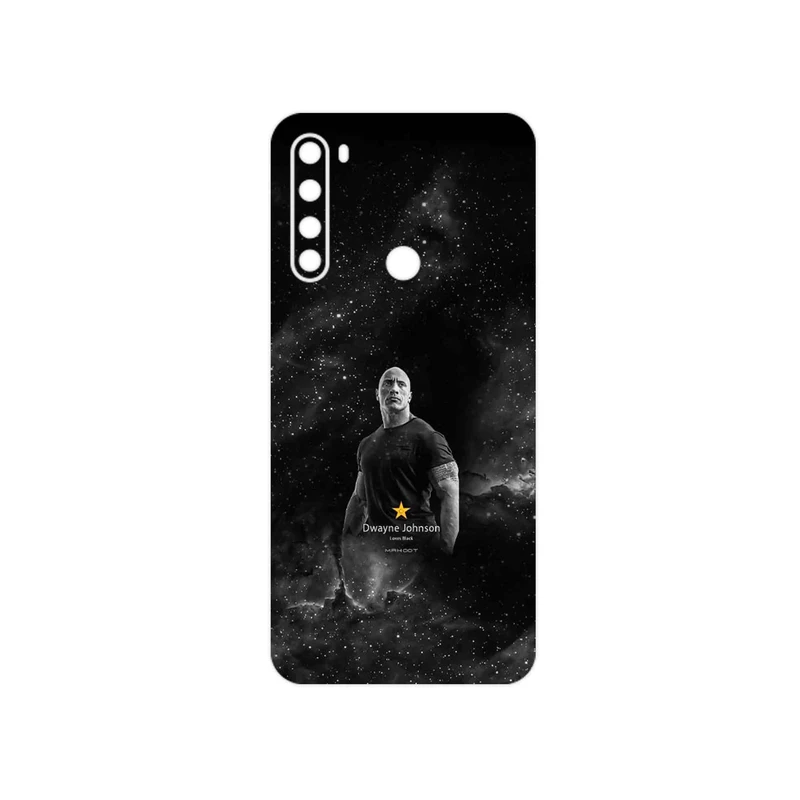 برچسب پوششی ماهوت مدل Dwayne Johnson مناسب برای گوشی موبایل شیائومی Redmi Note 8 2021