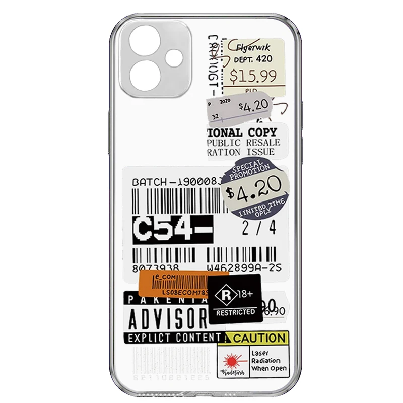 کاور طرح بارکد مناسب برای گوشی موبایل سامسونگ  Galaxy A04