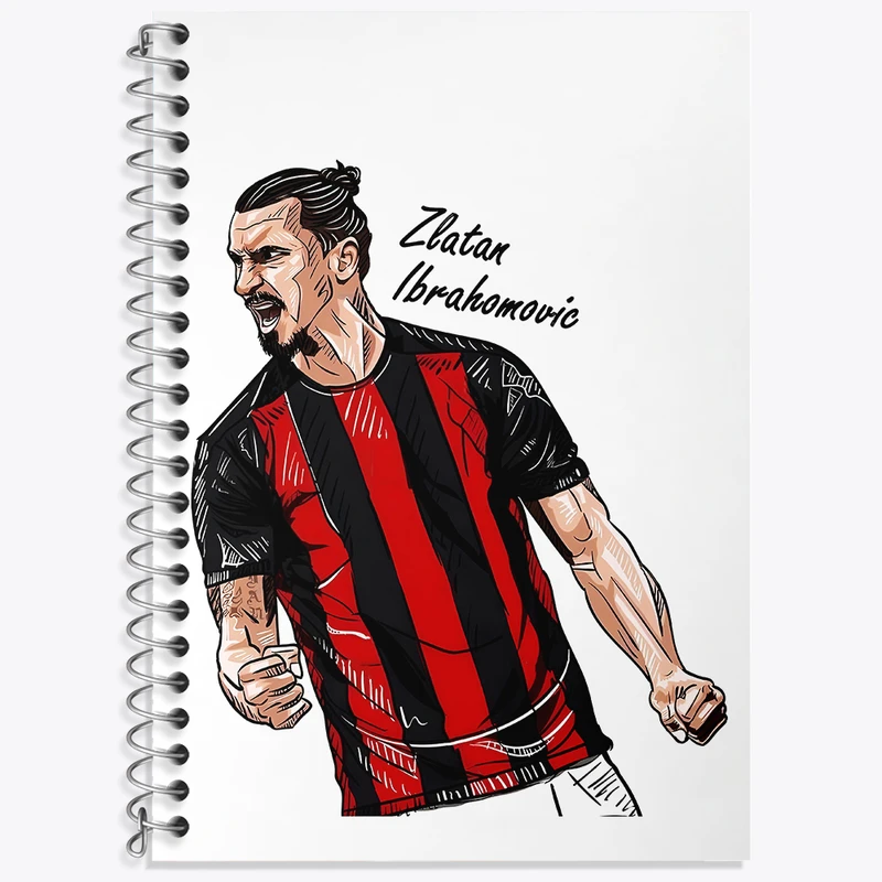 دفتر نت موسیقی 50 برگ خندالو طرح زلاتان ابراهیموویچ کد N2803