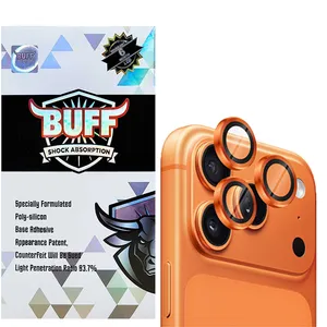 Buff Camera Lens Protector HD-ColorLenz-Guarantee For Apple iPhone 17 Pro Max/17 Pro