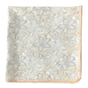 سفره 3 نفره مدل رویال طرح گیپور سایز 100×70 سانتی متر کد 05