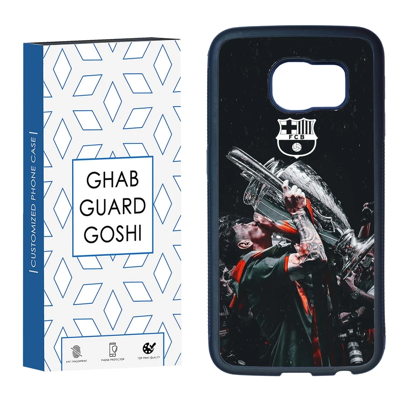 کاور قاب گارد گوشی طرح مسی کد TPU-123 مناسب برای گوشی موبایل سامسونگ Galaxy S7