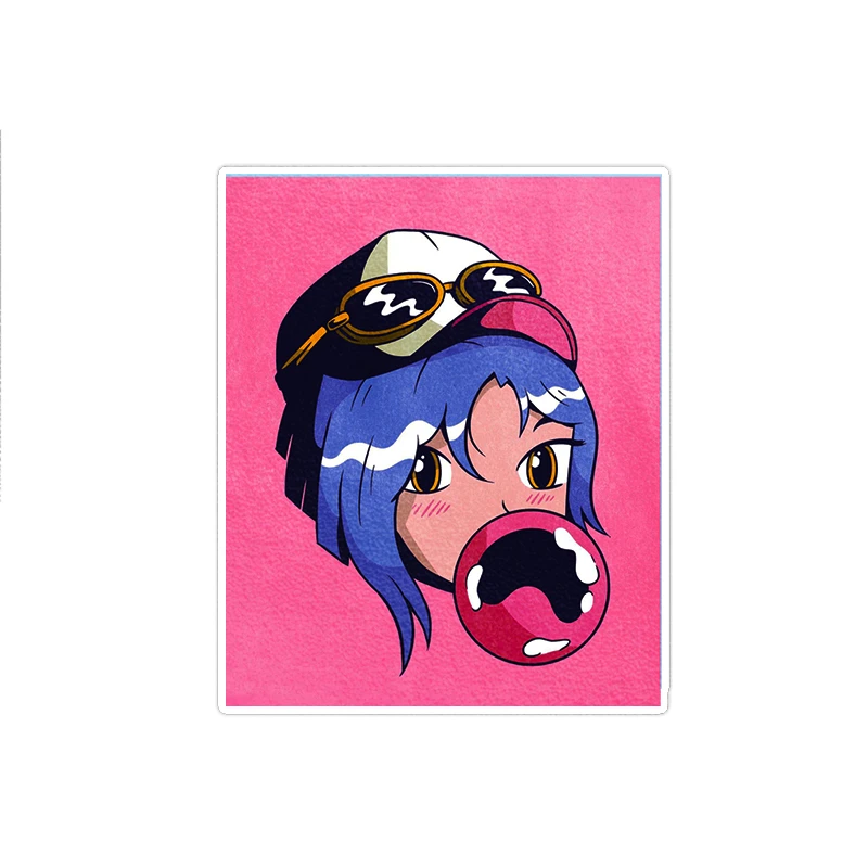 استیکر موبایل ماسا دیزاین مدل stkv0356 طرح girl.anime