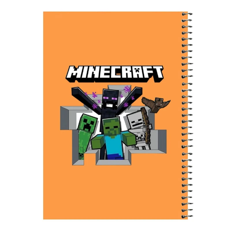 دفتر مشق 80 برگ اس جی مدل ماینکرفت کد۱۷   