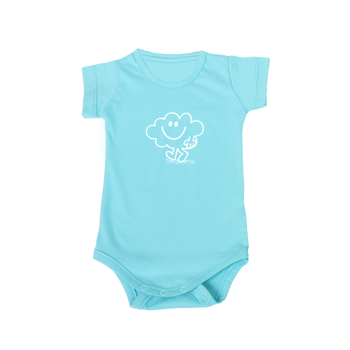 بادی آستین کوتاه نوزادی مدل ابر کد abr-b-5