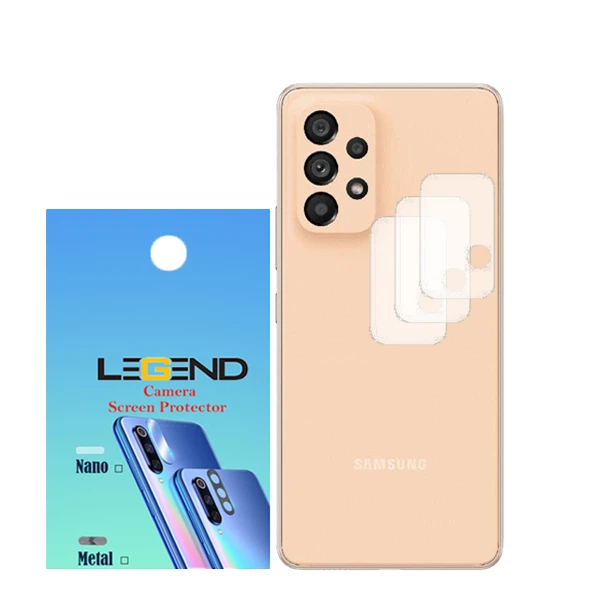 محافظ لنز دوربین مدل LEGEND مناسب برای گوشی موبایل سامسونگ Galaxy A53 5G بسته 3 عددی