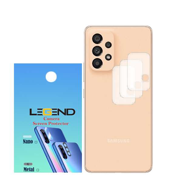 محافظ لنز دوربین مدل LEGEND مناسب برای گوشی موبایل سامسونگ Galaxy A53 5G بسته 3 عددی
