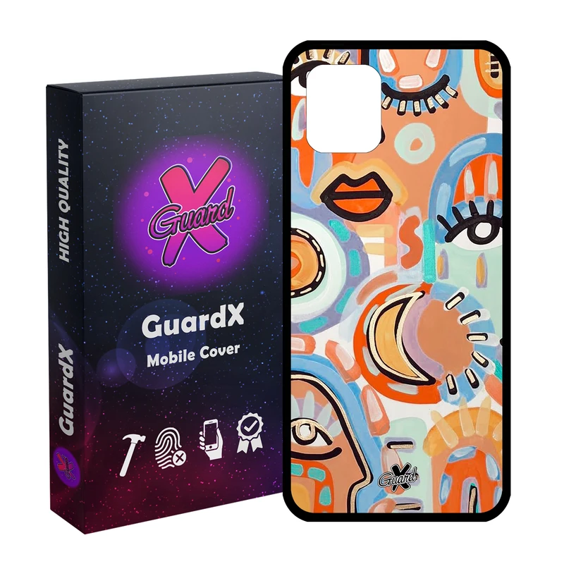 کاور گارد ایکس طرح چهره مدل Glass10431 مناسب برای گوشی موبایل سامسونگ Galaxy Note 10 Lite / A81