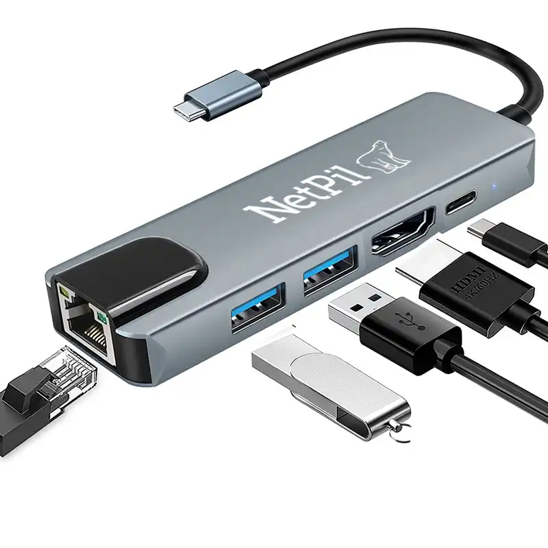 هاب 5 پورت USB-C نت پیل مدل 8023