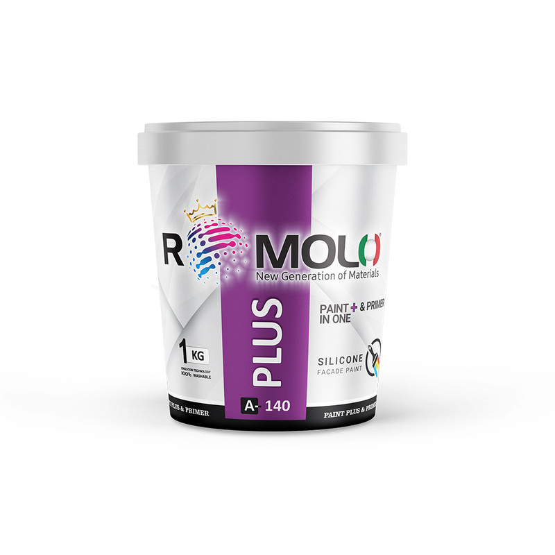 رنگ مشکی سیلیکونی رومولو مدل A-140 وزن 1 کیلوگرم رنگ مشکی سیلیکونی رومولو مدل A-140 وزن 1 کیلوگرم