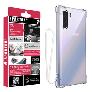 کاور اسپارتان مدل Airbag Strap مناسب برای گوشی موبایل سامسونگ Galaxy Note 10 Plus به همراه آویز